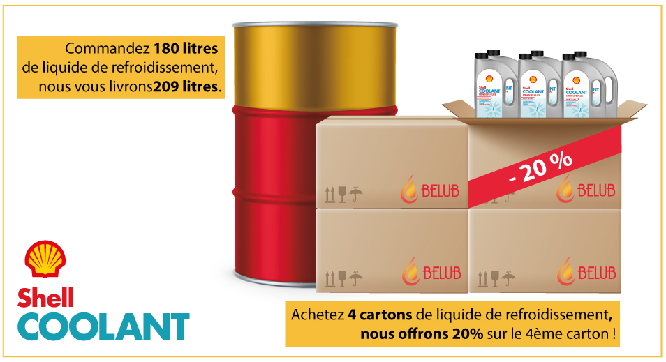 shell coolant conditionnement