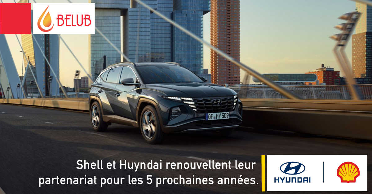 Shell et Huyndai renouvellent leur partenariat pour les 5 prochaines années